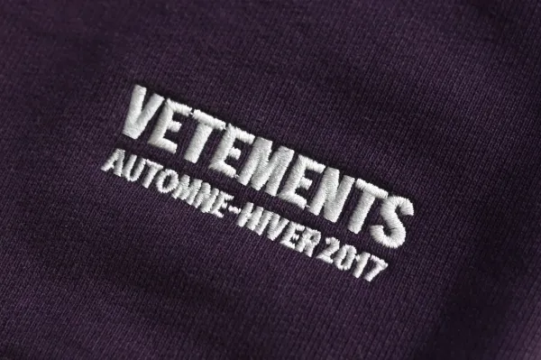 Design Unskinny Logo Print Purple Hoodie - 6