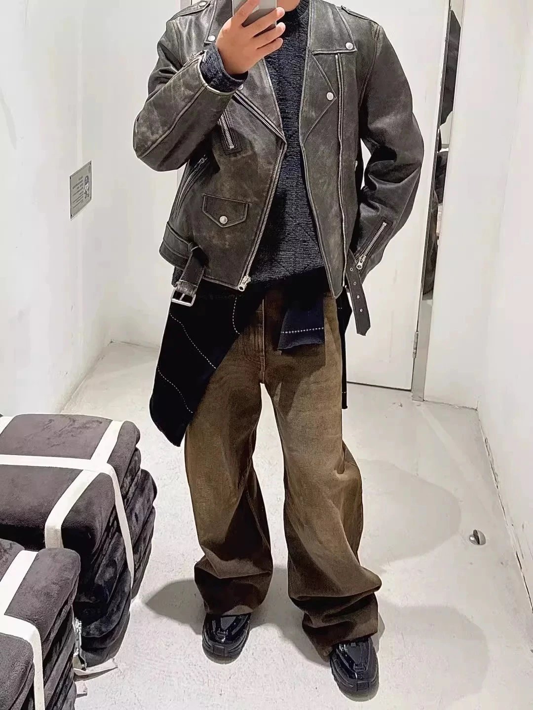 Margiela Washed Brown Denim