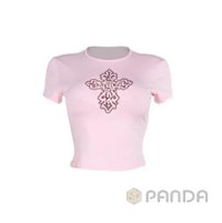 Off-the-shoulder short-sleeved shirt — seller photo 3