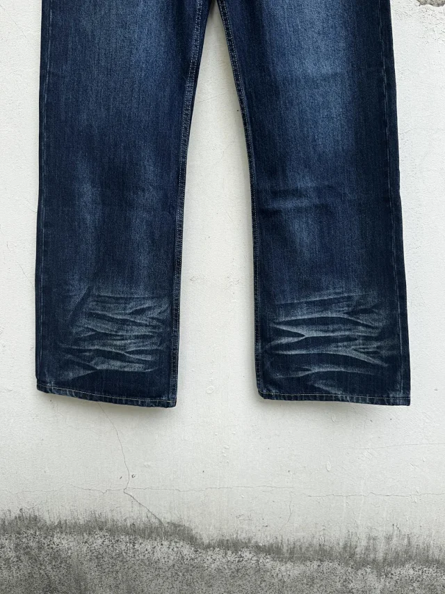 Acne Studios Jeans Graffiti-Print Loose-Fit product detail image 14