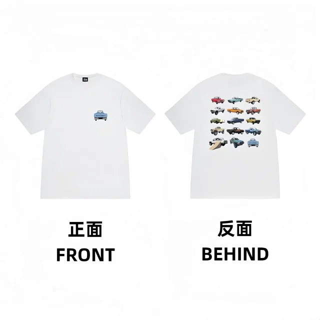 Stüssy T-Shirts Short-Sleeve Graphic Logo Print product detail image 12