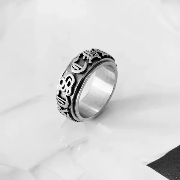 Design Fleur-de-Lis Silver Ring Jewelry - 6