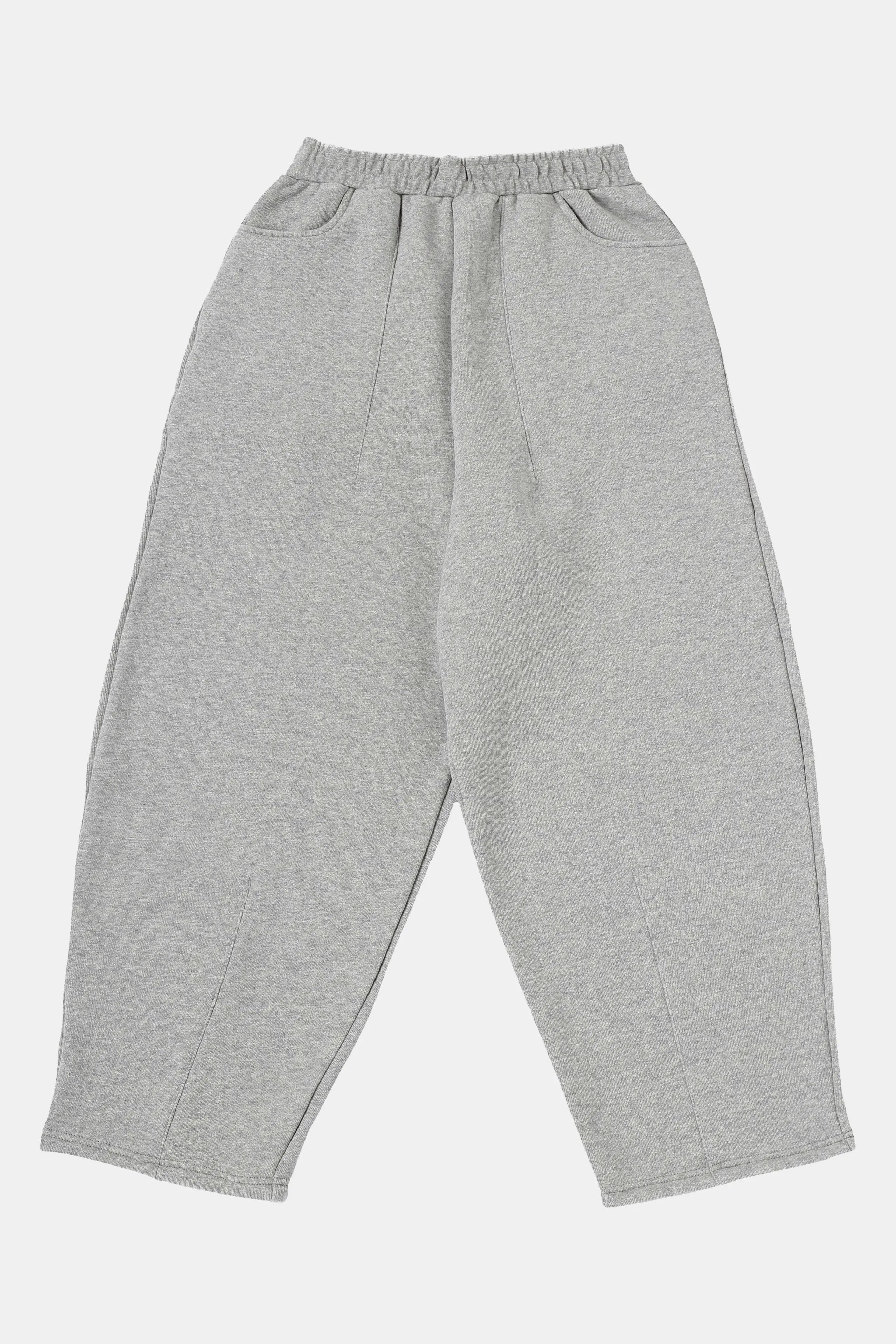 Heather Gray Straight-Leg Sweatpants