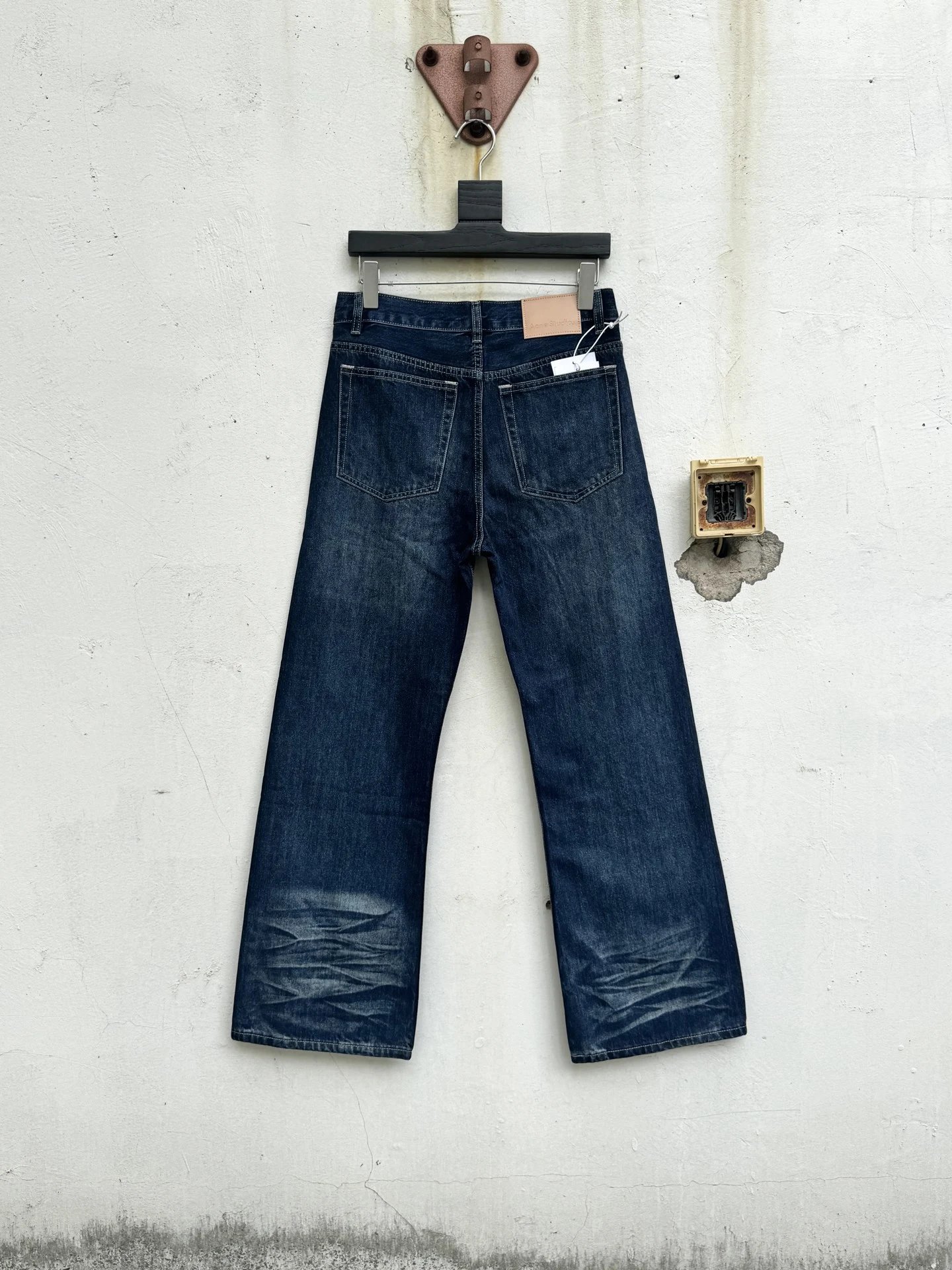 Acne Studios Jeans Graffiti-Print Loose-Fit image 10