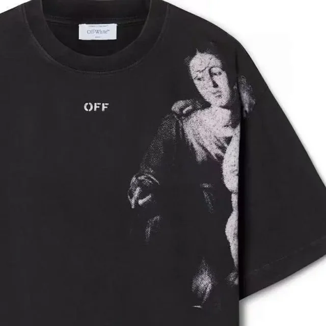 Off-White T-Shirts Graphic Print Crewneck T-Shirt product detail image 13