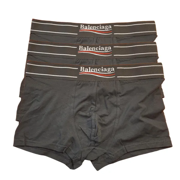 Gucci Bee Embroidery Boxer Briefs Gray - 12