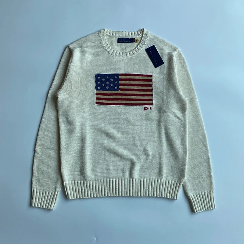 Rl Sweater Round Neck Star Flag · 6