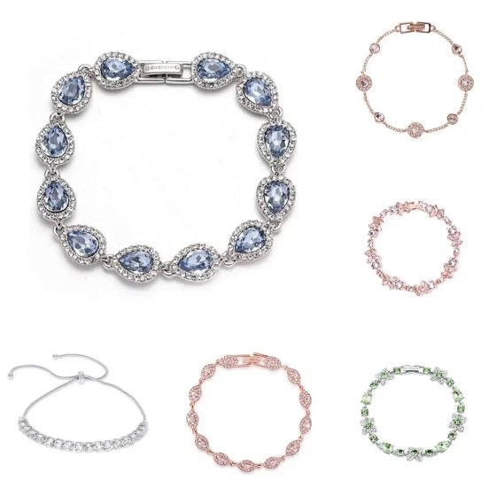 H01 - High quality ladies' bracelets 2 (complete set in package)
