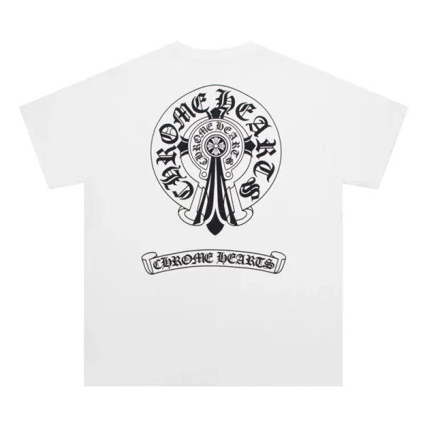 Chrome Hearts Los Angeles Circle Logo Black T-Shirt - 15