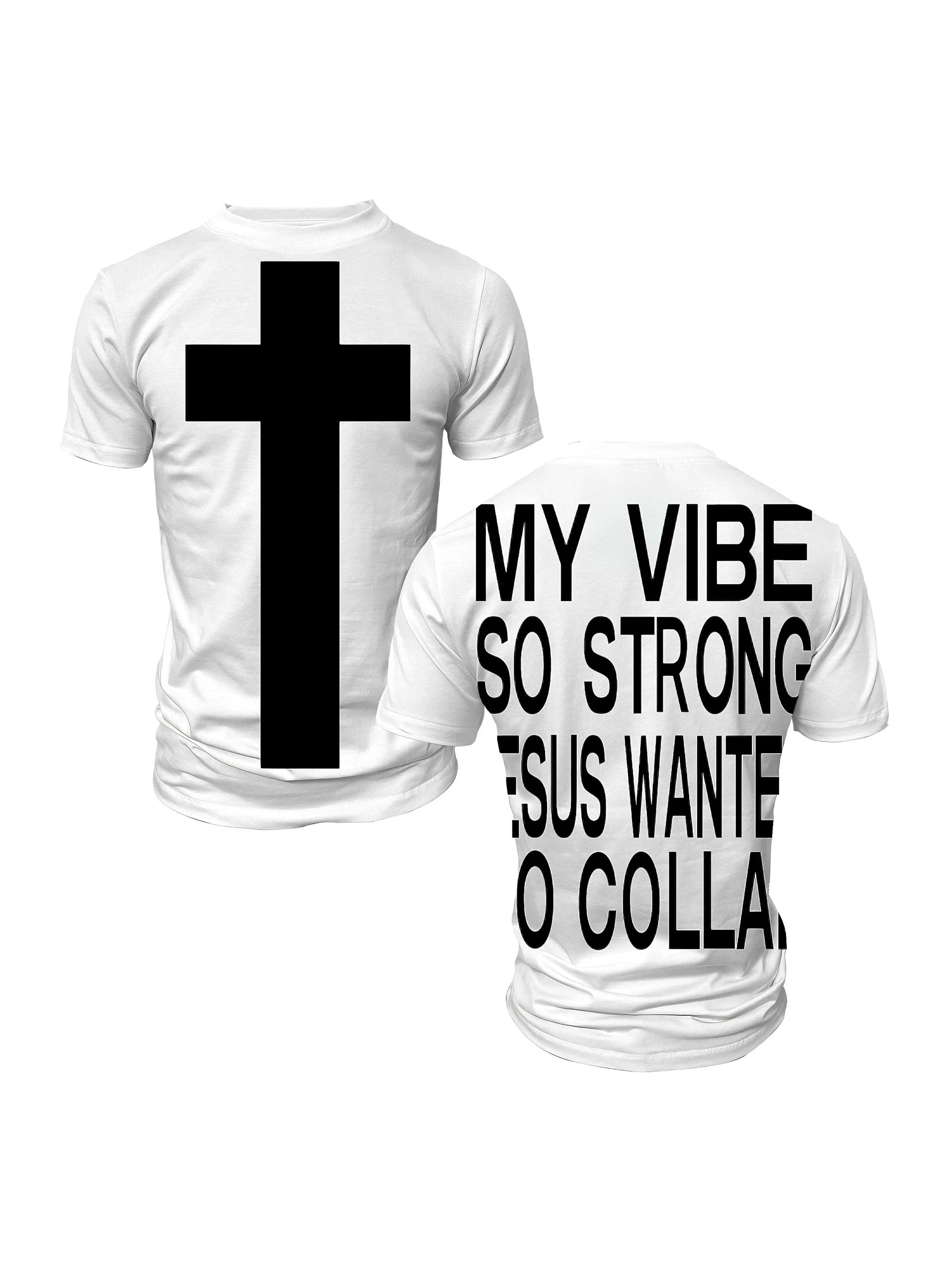 My vibe so strong even jesus wanted to collab Tee