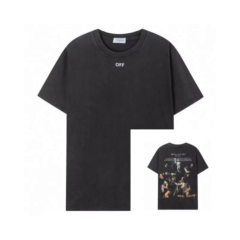 Off-White Graphic Print Black T-Shirt product detail 16 in Litbuy spreadsheet finds