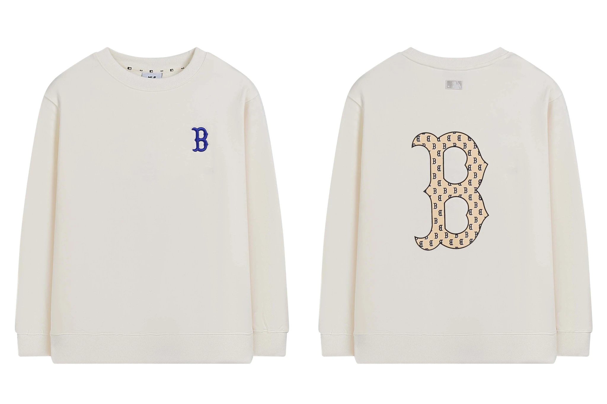 MLB Hoodies & Sweatshirts Crewneck NY Logo Patch Sweatshirt — 0457025CPZC