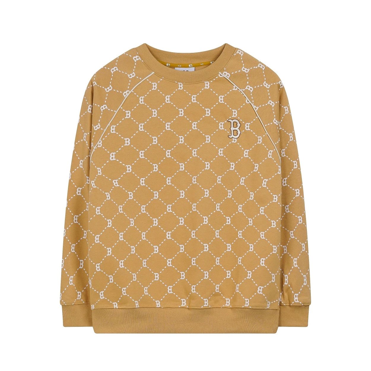 MLB Hoodies & Sweatshirts Crewneck NY Logo Patch Sweatshirt — 0457005CPZC