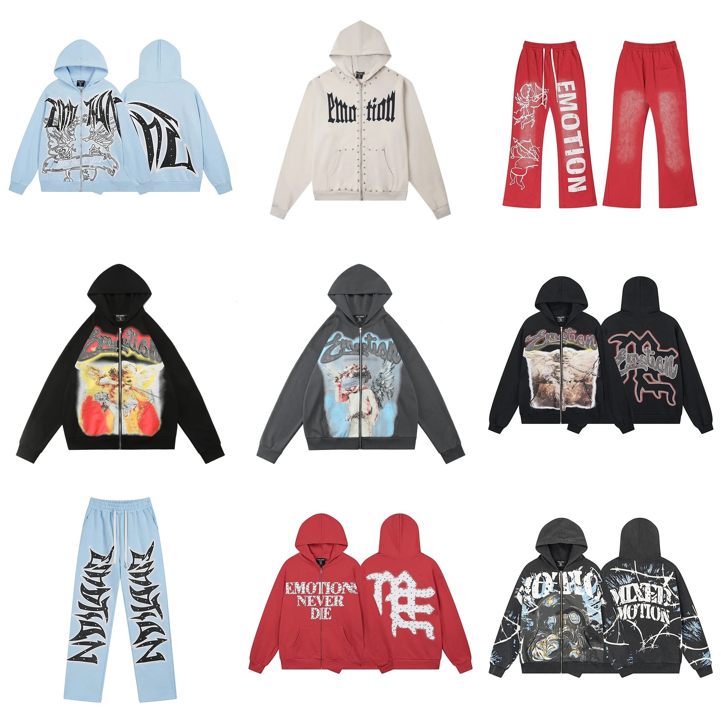 Fashion Hoodie and Sweatpants Set +852 66824306 +852 66824306