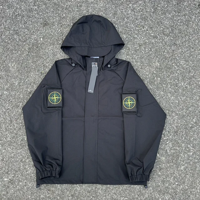 Stone Island Jackets Hooded zip-up windbreaker jacket product detail image 8