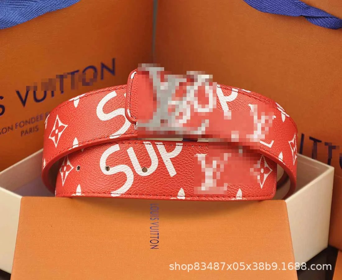 SUP red+silver buckle