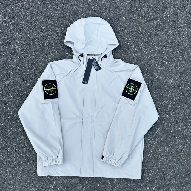 Stone Island Jackets Hooded zip-up windbreaker jacket product detail image 10
