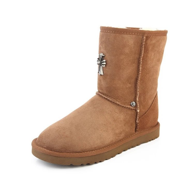 UGG Bailey Button Black Suede Shearling-Lined Ankle Boots - 2
