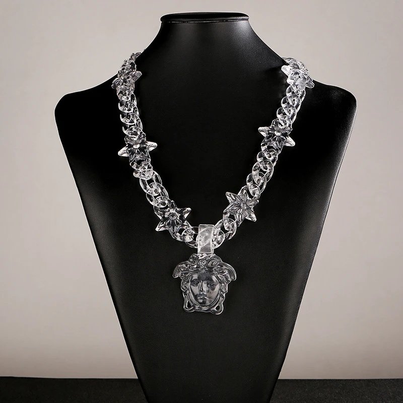 Acrylic Chrome Hearts Necklace 7