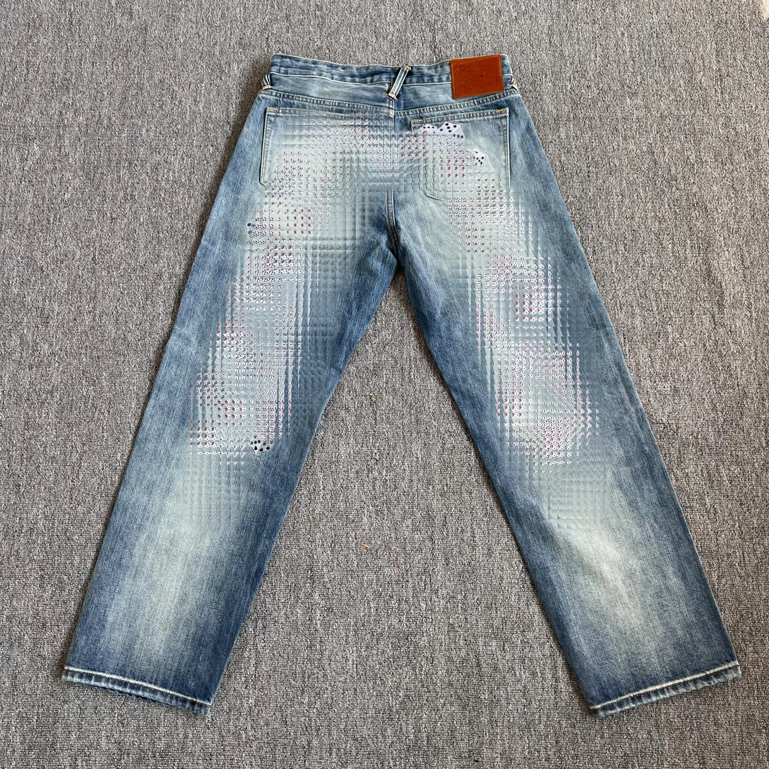Evisu X Palace Embroidered Dice Jeans