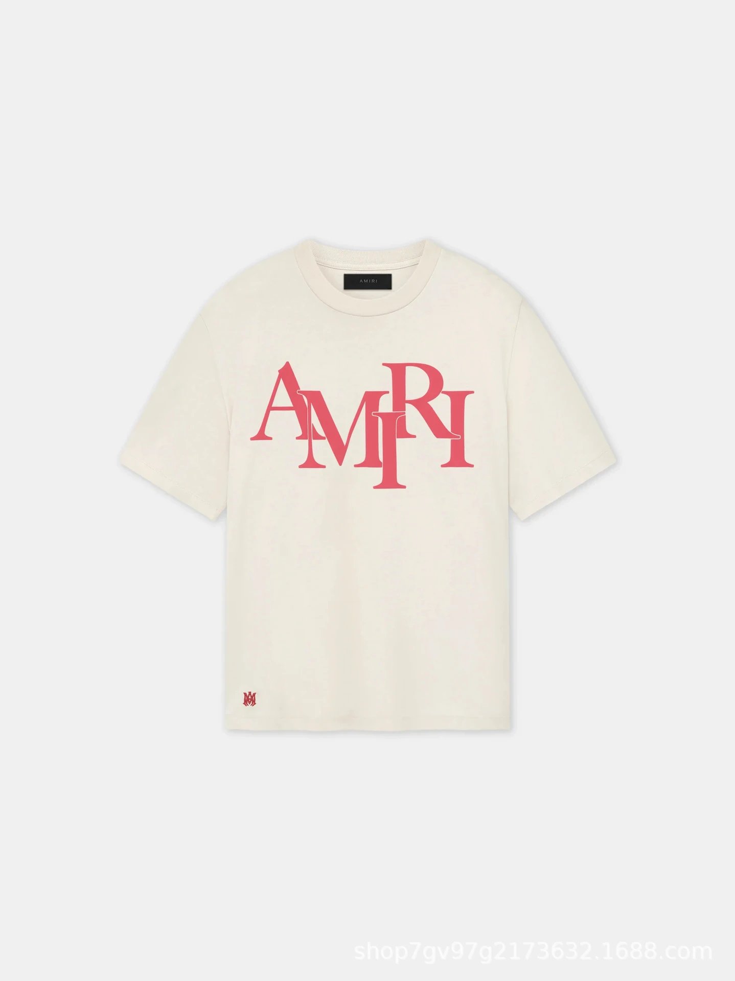 Amiri AMIRI 23 Logo Graphic Black T-Shirt - 8