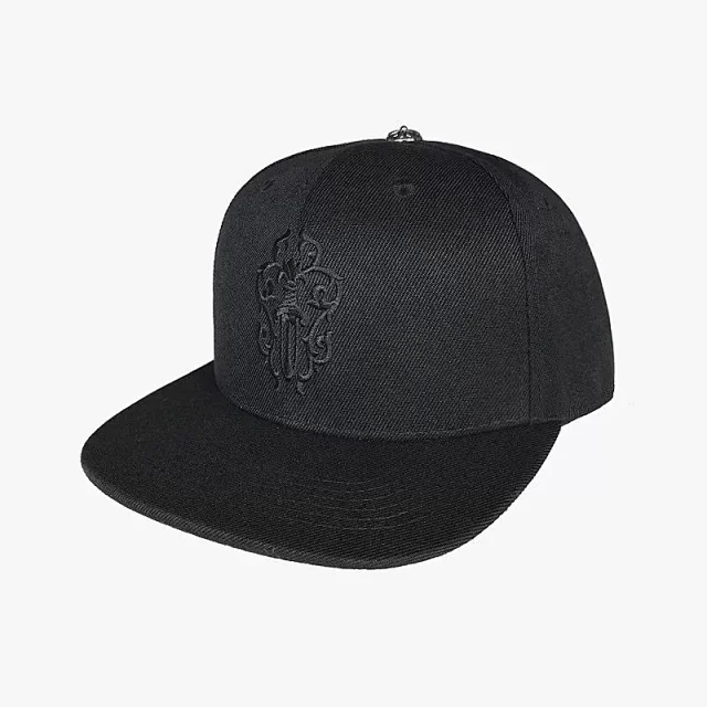 Chrome Hearts Hats Embroidered Logo Patch Flat-Brim Cap product detail image 26