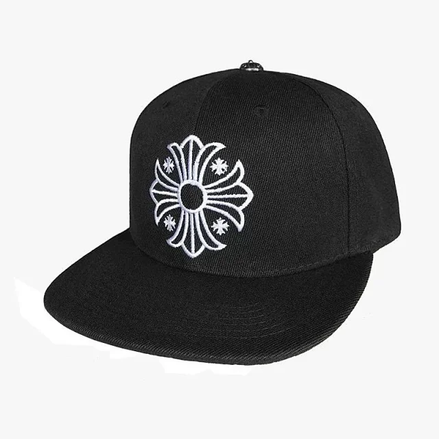 Chrome Hearts Hats Embroidered Logo Patch Flat-Brim Cap product detail image 30