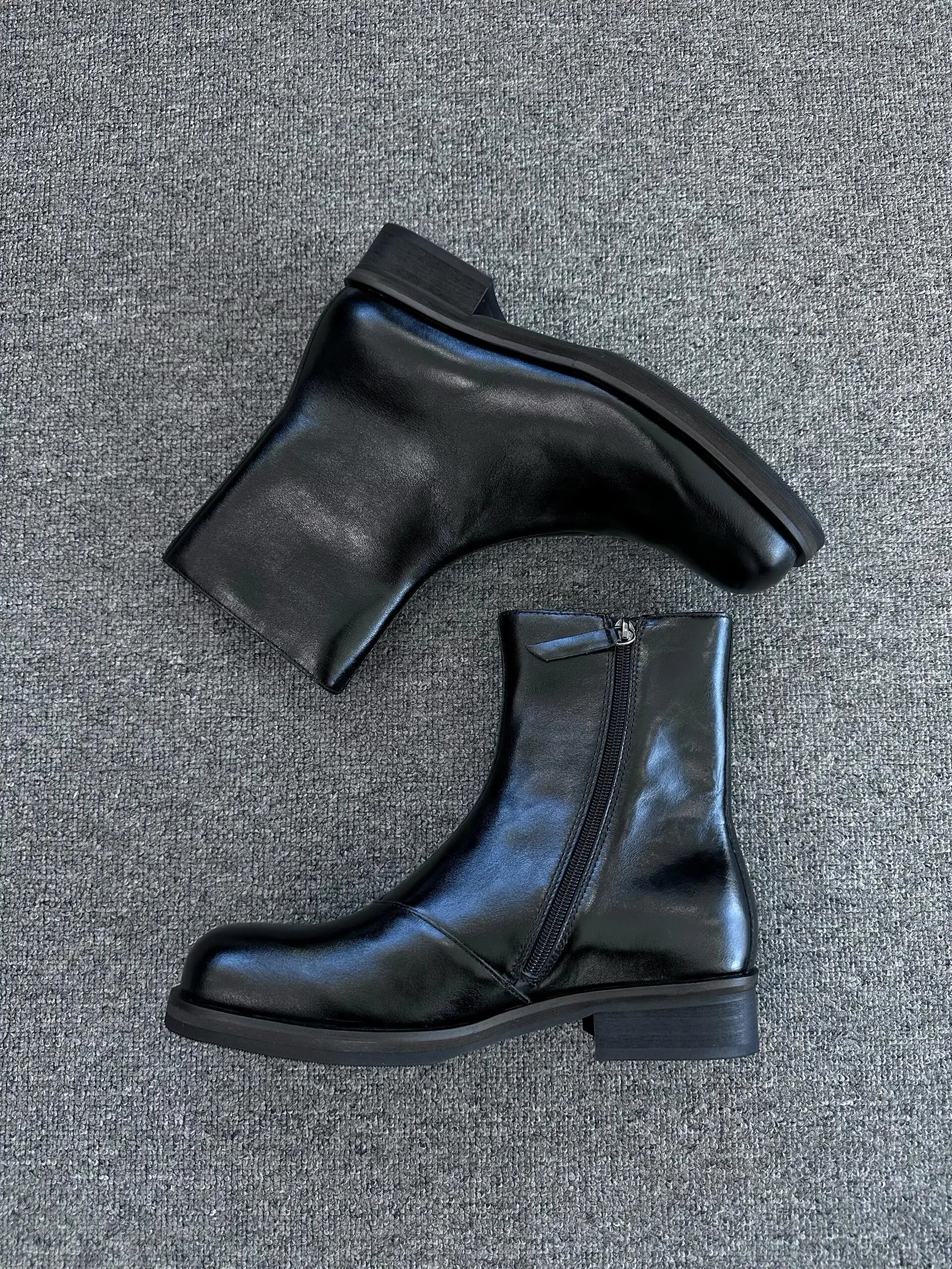 Men's Martin Boots High-Top Chelsea Boots With Thick Soles · 4