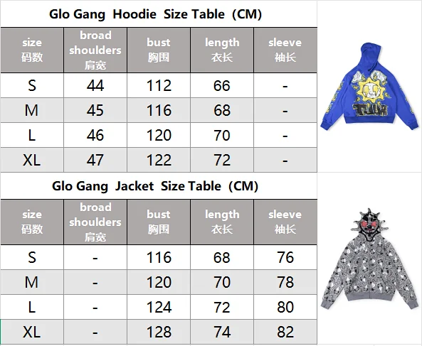 Glo Gang Hoodies & Sweatshirts Spiked Hood Graphic Zip-Up Hoodie product detail image 1
