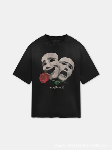 Amiri AMIRI 23 Logo Graphic Black T-Shirt - 7