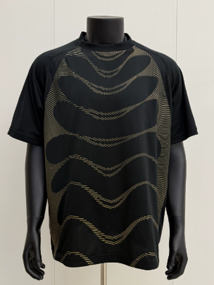 Tnn White and Green Perforated Jersey-nat - 131482