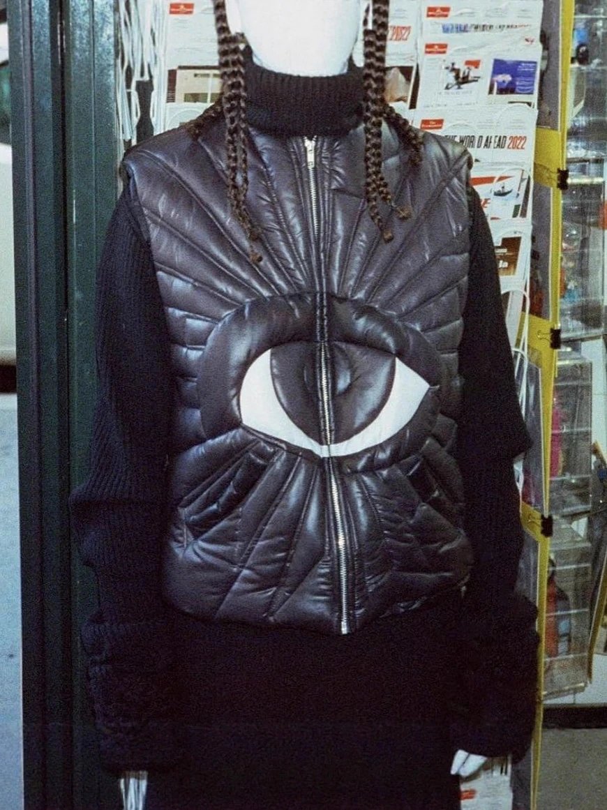 Unisex Eye-Print Padded Cotton Jacket – High Street Ins Style