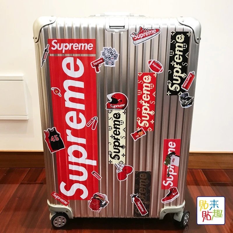 Fashion Stylish Large Suitcase Stickers