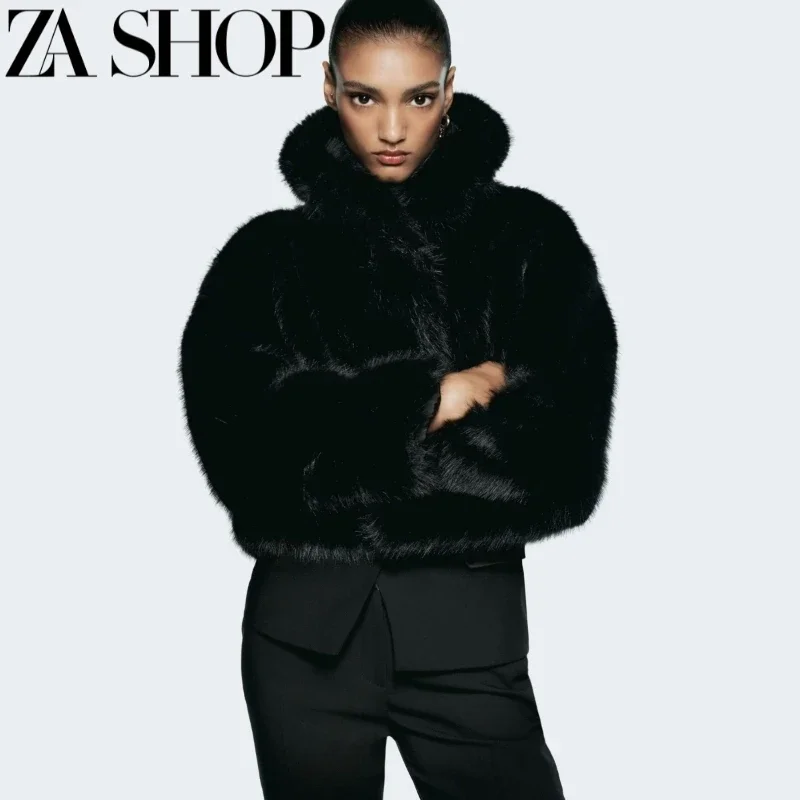 Chaqueta Zara con Fur