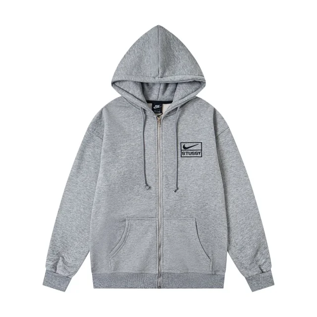 Stussy Zip-Up Logo Hoodie product detail image 9