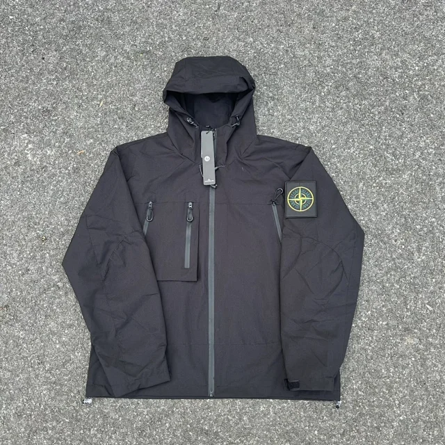 Stone Island Jackets Hooded zip-up windbreaker jacket product detail image 6