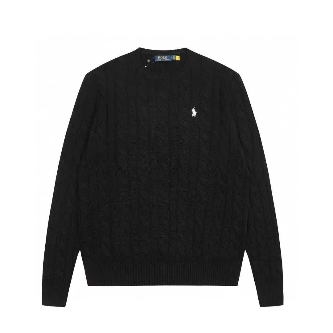 Black sweater (little white horse)