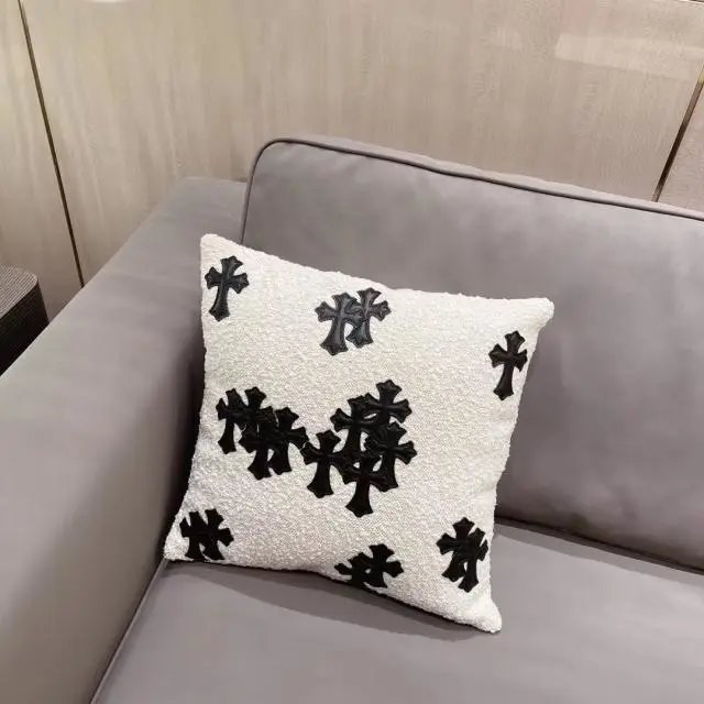 New White and Black Pillow