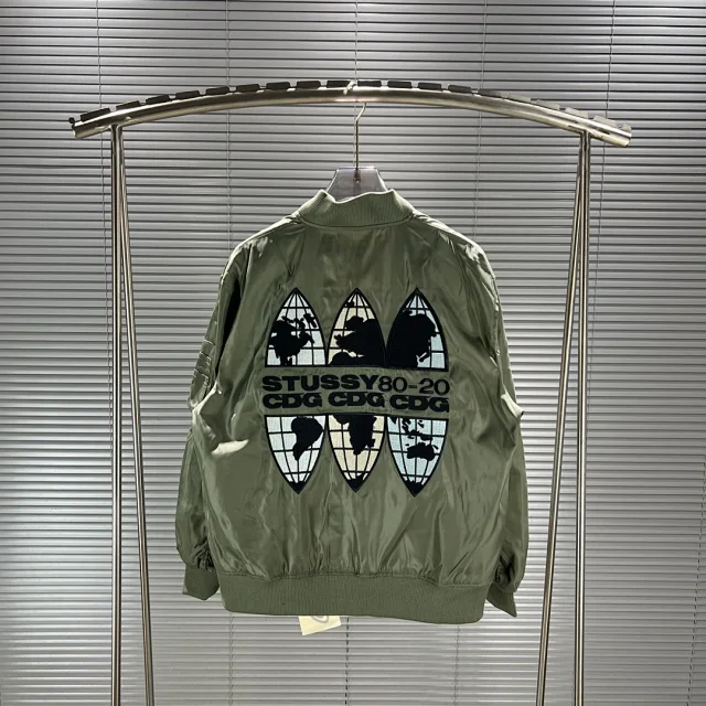 Stussy Zip-Up Logo Hoodie product detail image 11