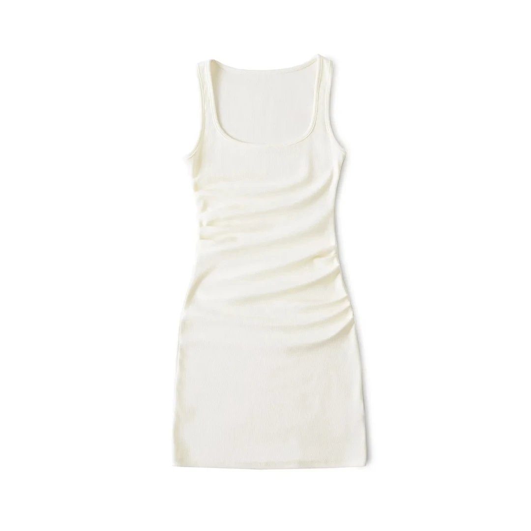 Basic Solid Color Dresses foto 5
