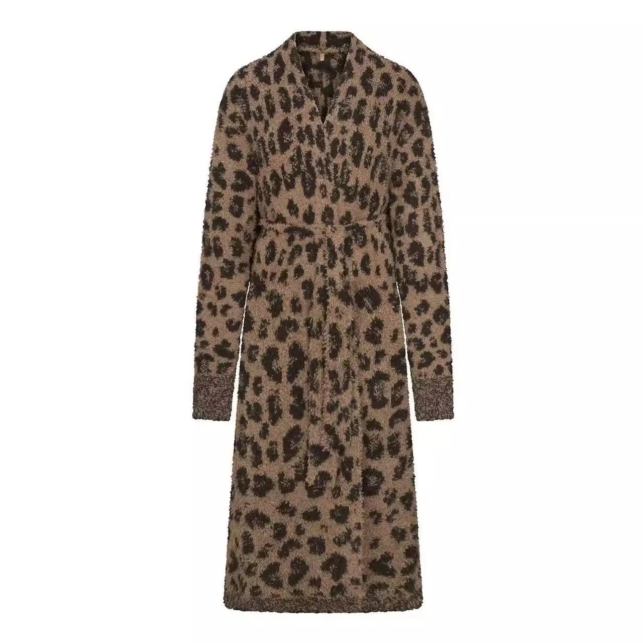 Skims Leopard Bathrobe