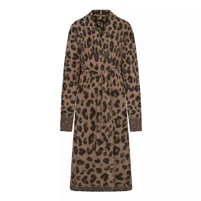 Skims Leopard Bathrobe