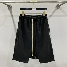 thumbnail for SUBHUMAN Men's Dark Five-Point Harem Gear Hanging Pants Shorts Casual Mid-length Pants - tri