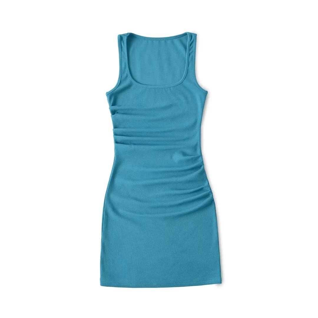 Basic Solid Color Dresses foto 4
