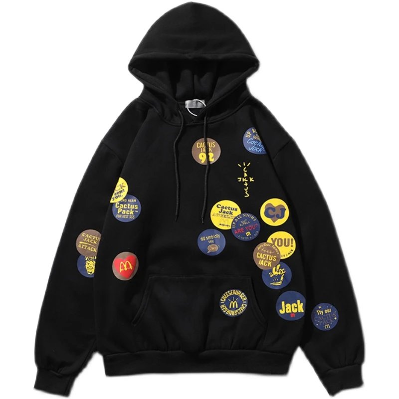 Cactus Jack Graphic Hoodie Brown - 4