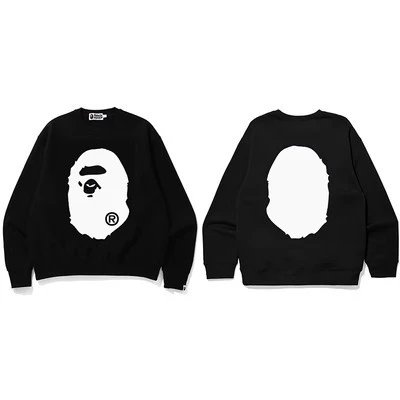 BAPE Big Ape Head Crewneck Sweater Black