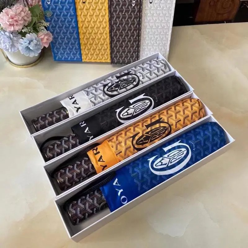 Goyard Folding Umbrella Monogram Print