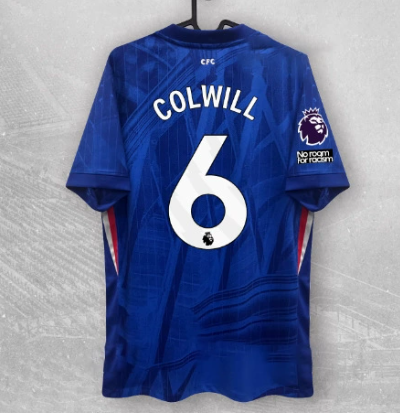 25-26 Chelsea Jersey — Home jersey 【Colwell 6 number】 colorway — USFans Spreadsheet photo