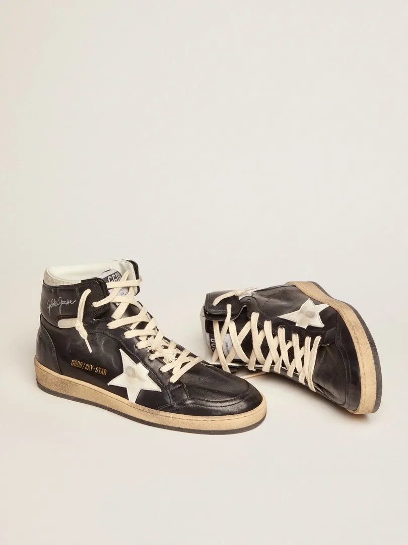New New arrival High-Top Star Sneakers K-style Hidden Heel Print Leather K-style Flats
