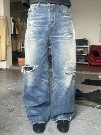 No Faith Studios Ripped Denim — seller photo 3